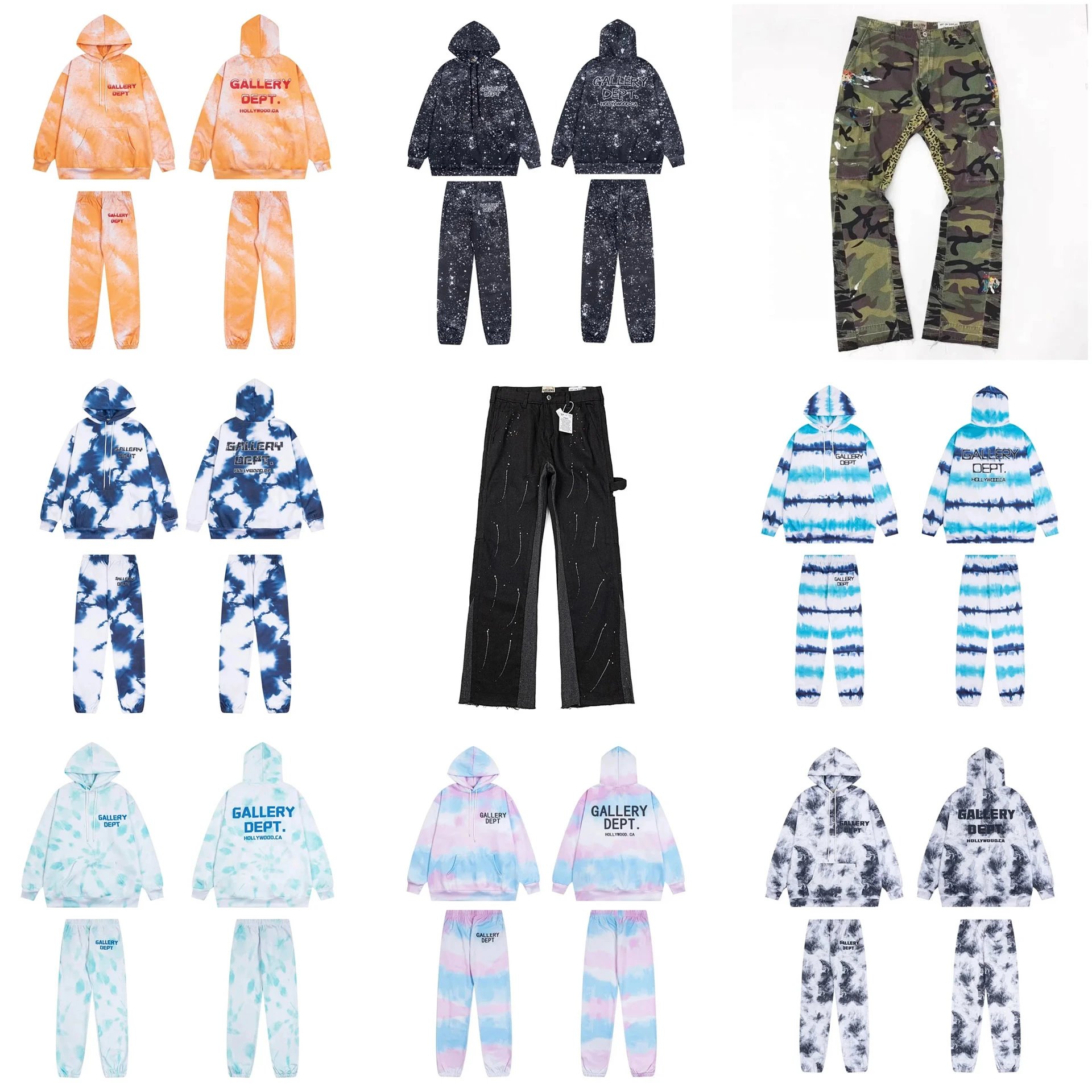 Gallery Dept. Hoodie and Sweatpants Set