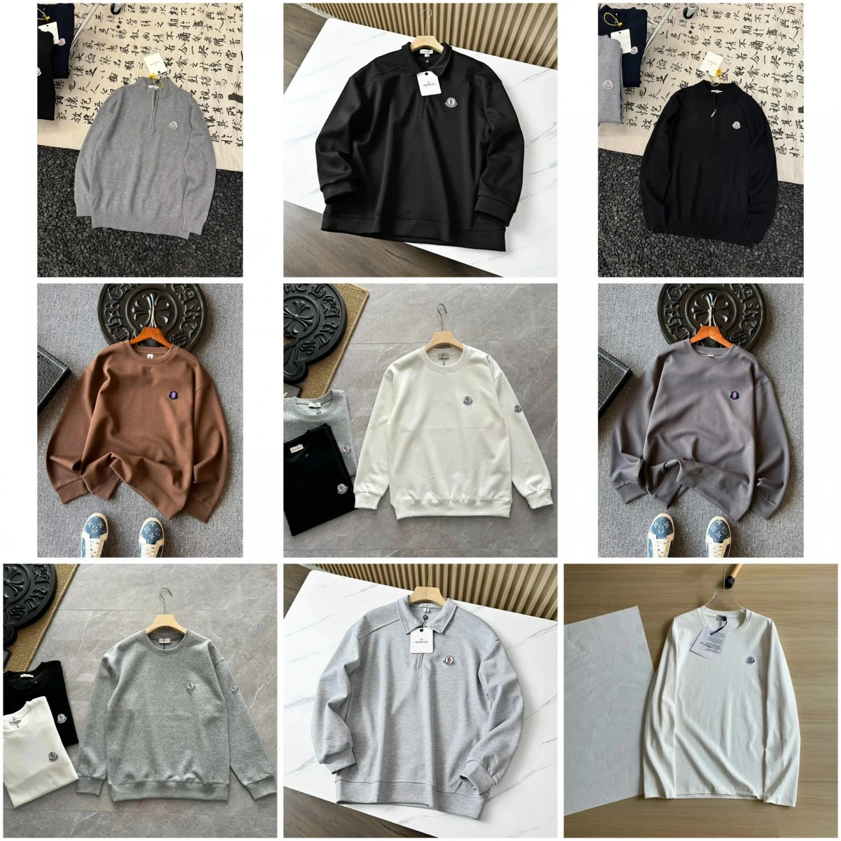 Moncler Half-Zip Sweater