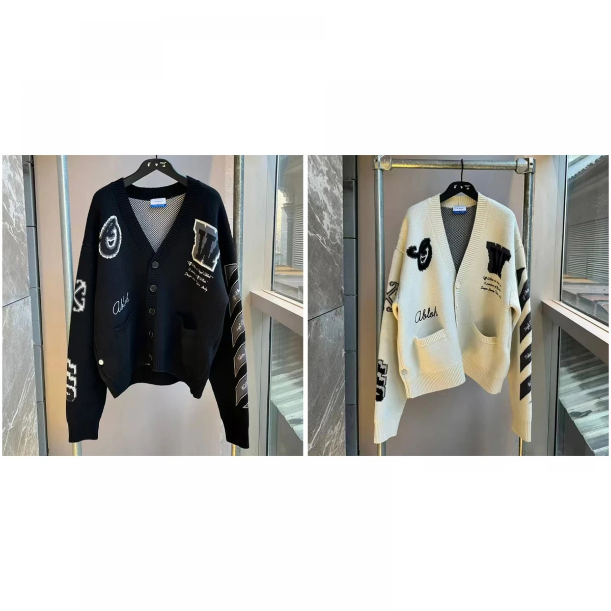 Off-White Knit Cardigan