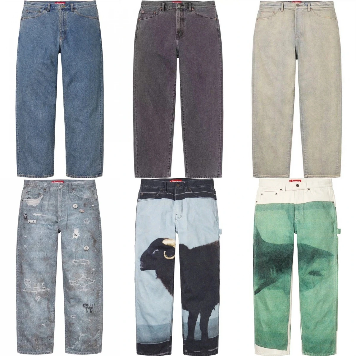 Supreme Jeans Pants