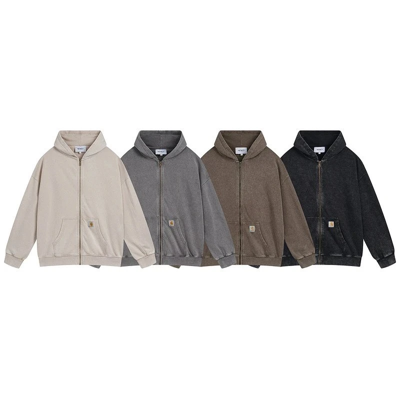 Carhartt Hooded Zip-Up Sweatshirt
