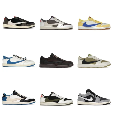 Nike Air Jordan 1 Low OG Travis Scott Low-Top Sneakers