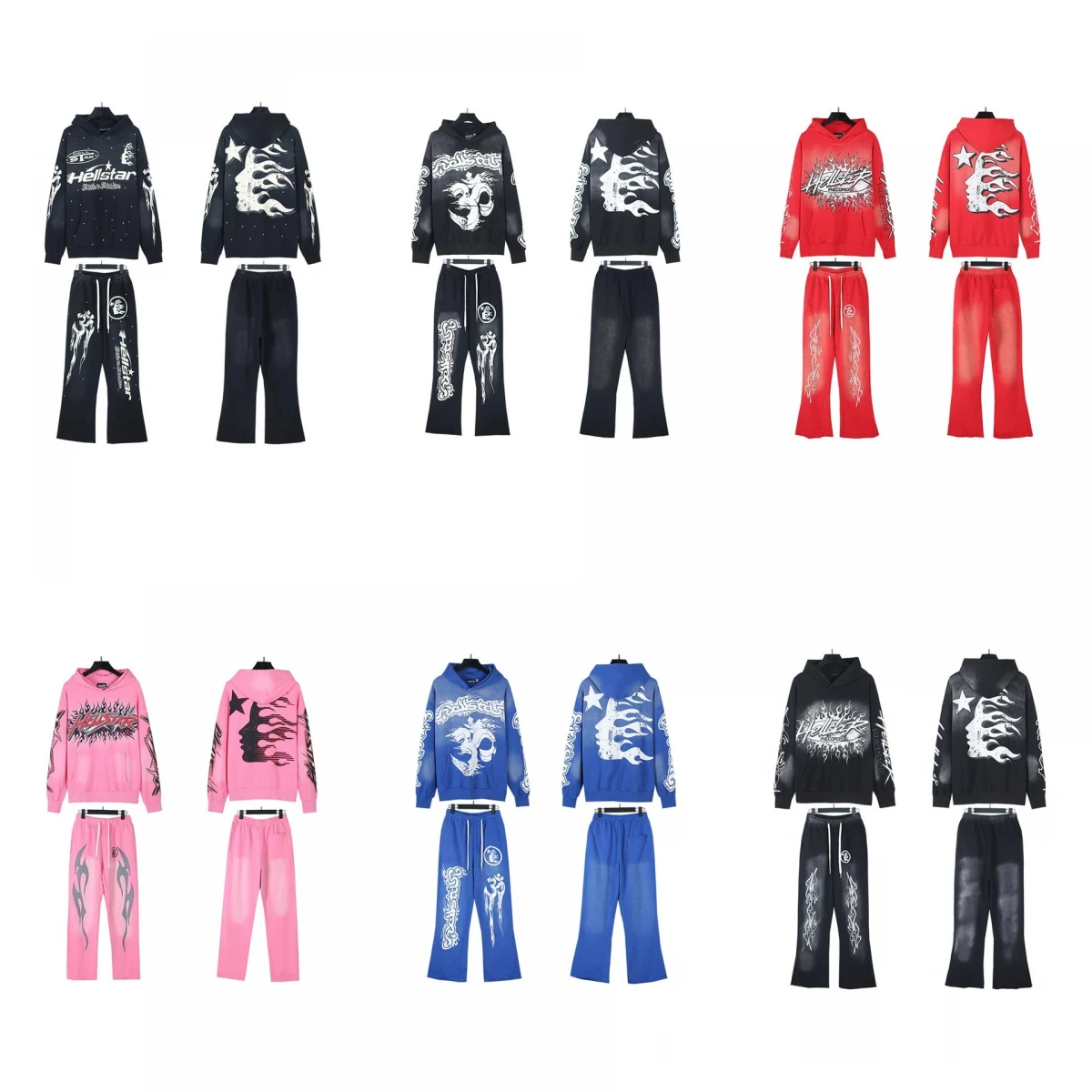 Hellstar Hoodie and Sweatpants Set