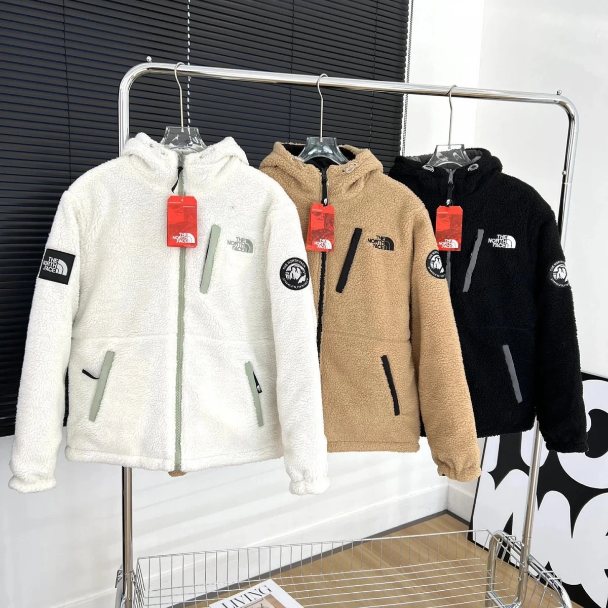 The North Face Reversible Fleece Hooded Jacket