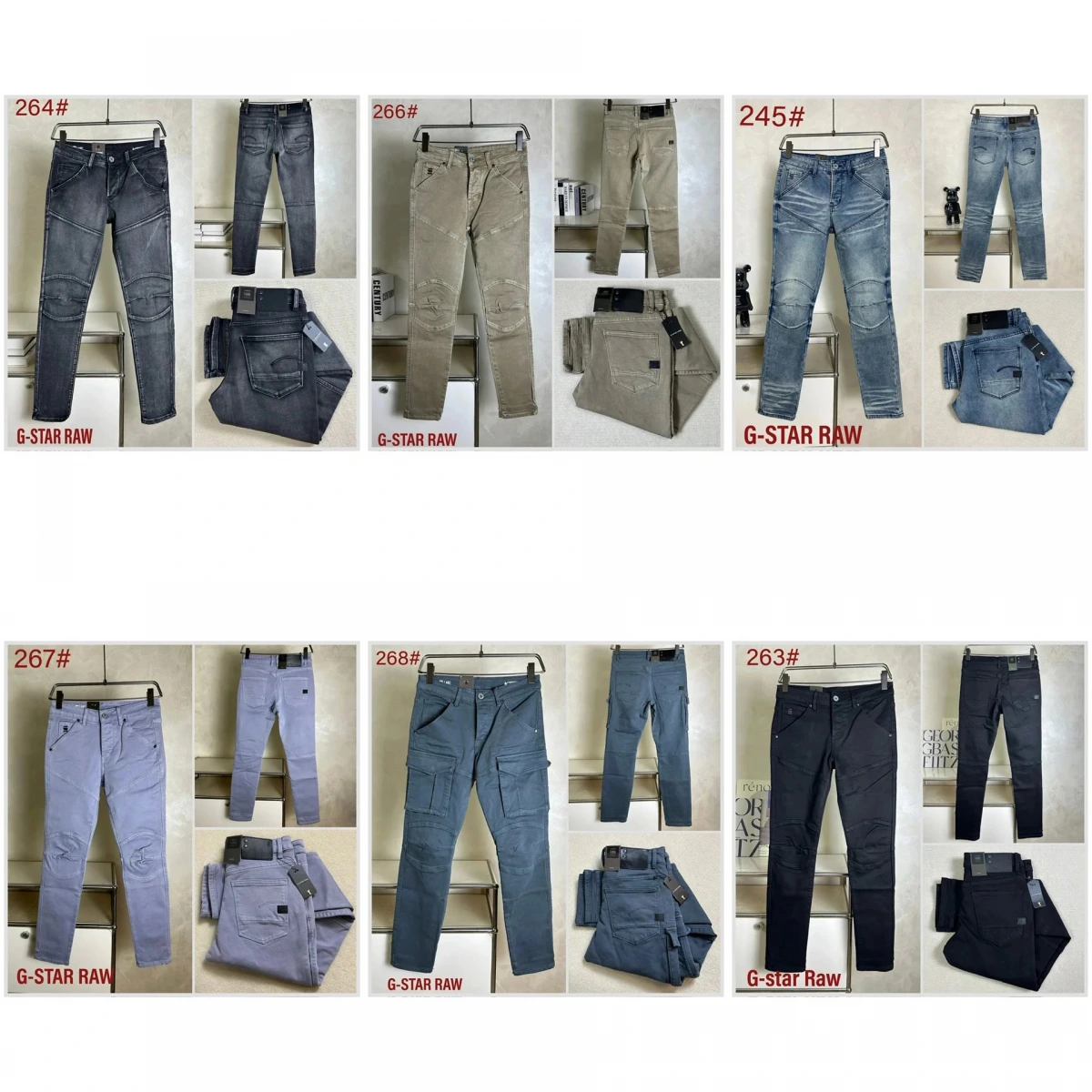 G-Star Raw 3301 Moto Straight Fit Jeans