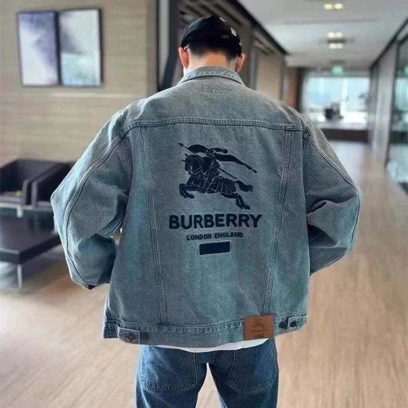 Burberry Denim Jacket and Jeans Set