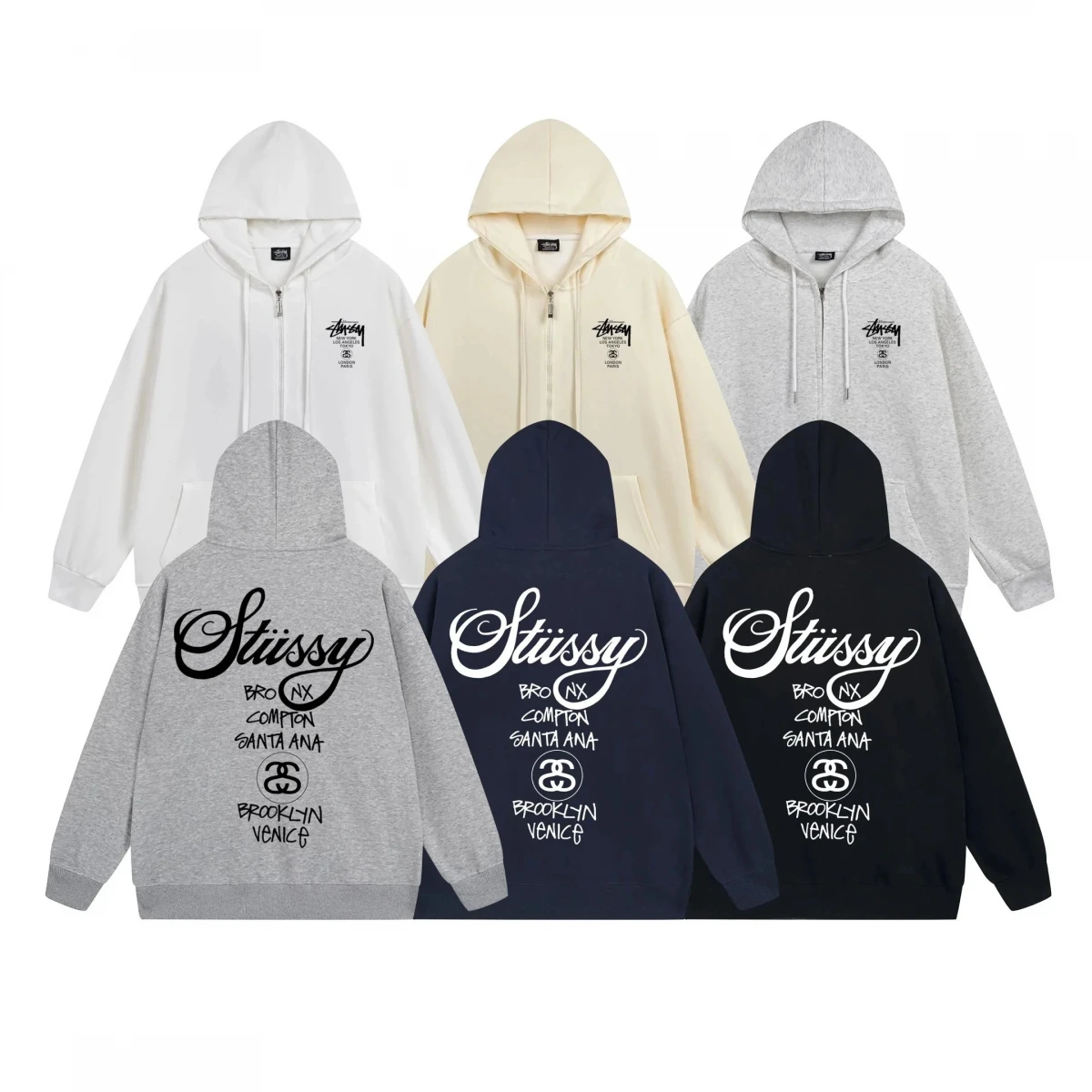 Stussy Zip-Up Hoodie