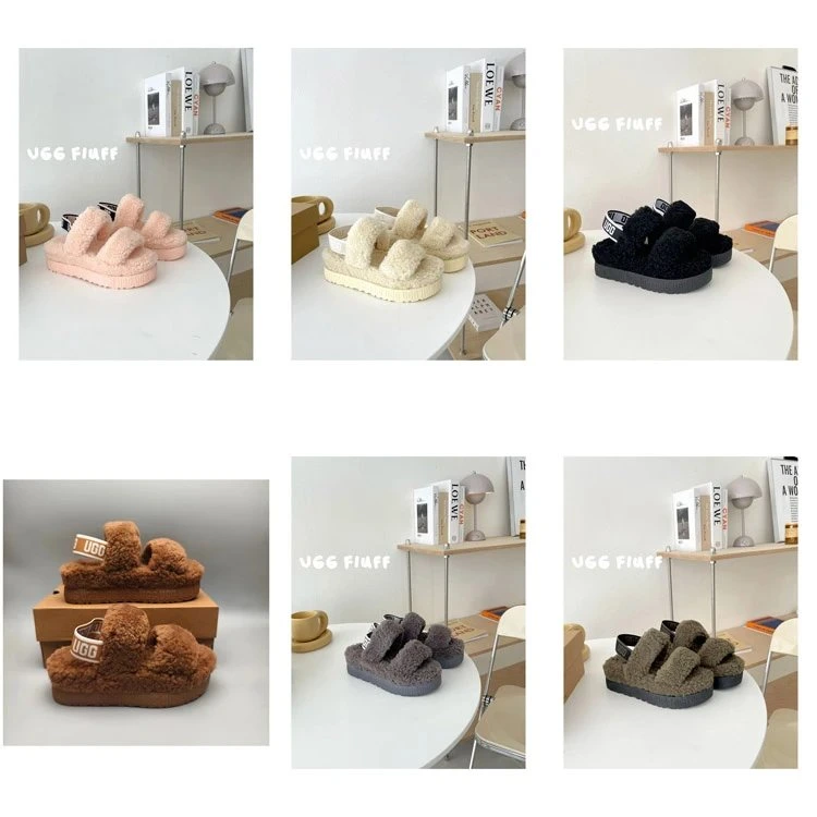 UGG Fluff Slide Sandals