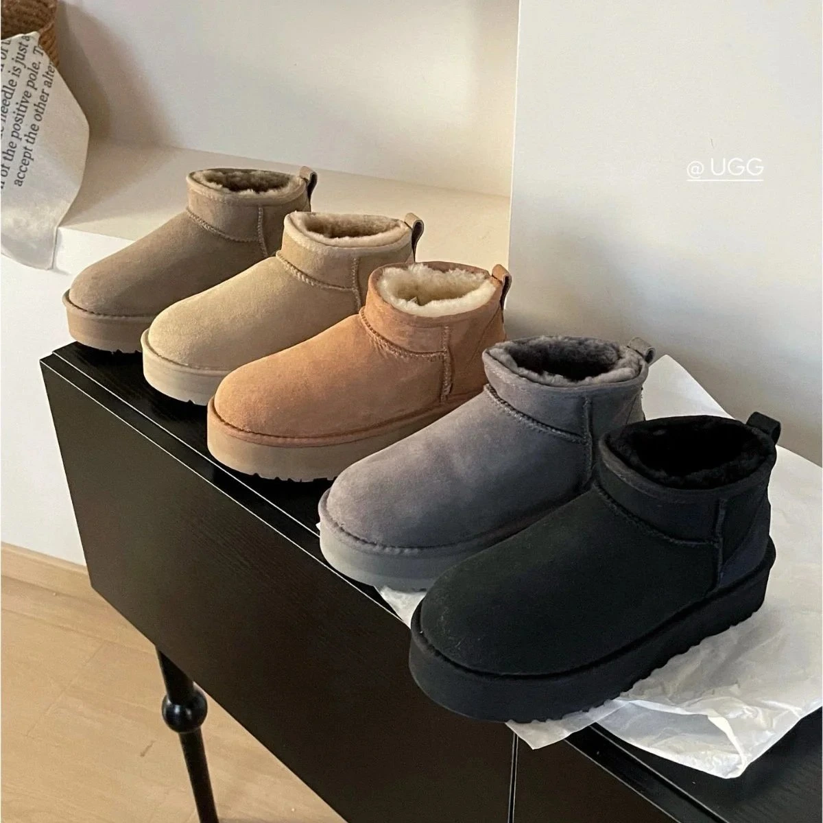 UGG Dugg Platform Slip-On Boots