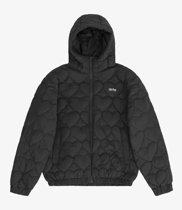 arte Quilted Hooded Jacket