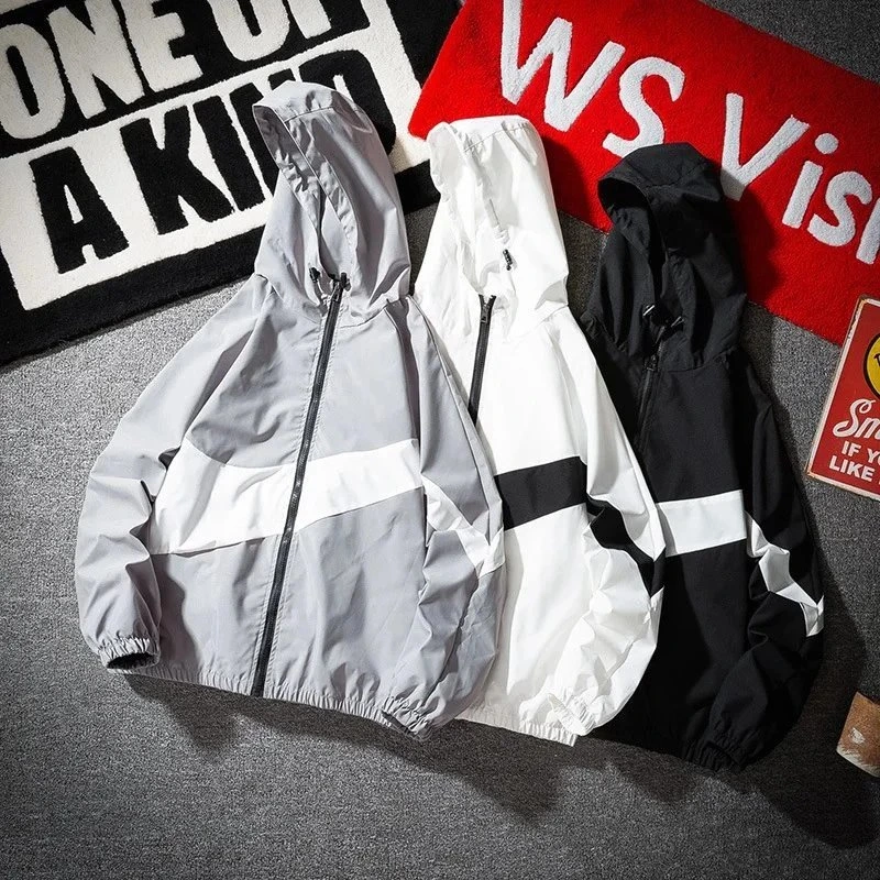 Hooded Windbreaker Jacket