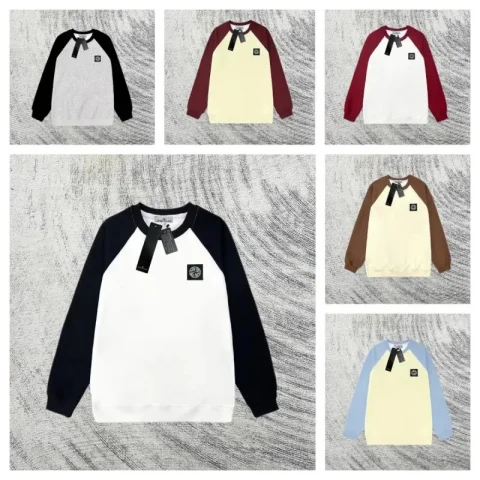 Stone Island Raglan Sleeve Sweatshirt