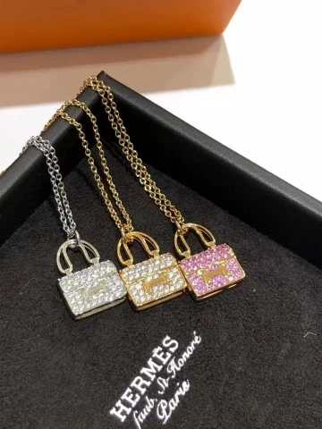 Hermes Mini Kelly Pendant Necklace - Bag-Shape Pendant