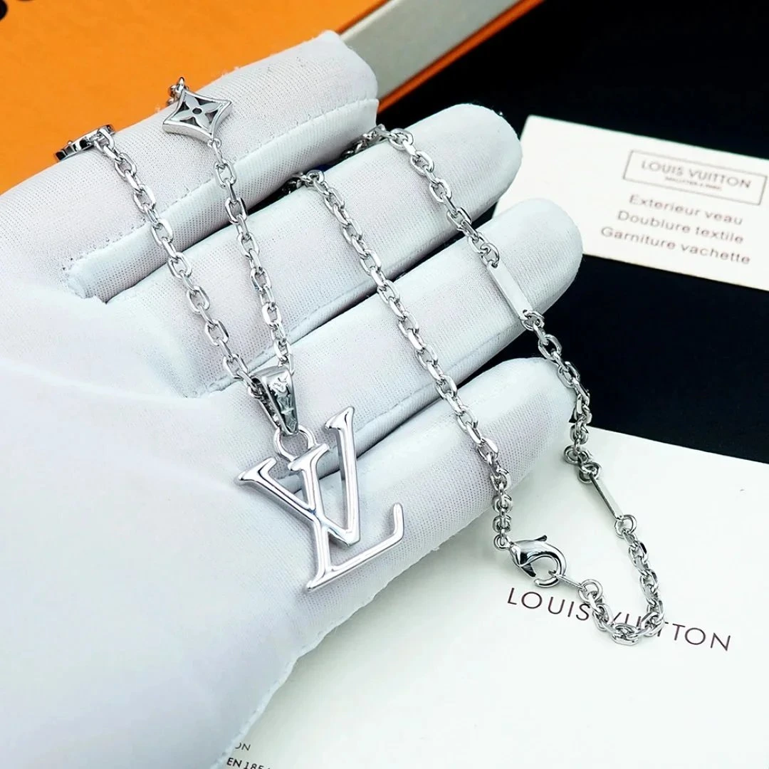 Louis Vuitton Monogram World Tour Necklace