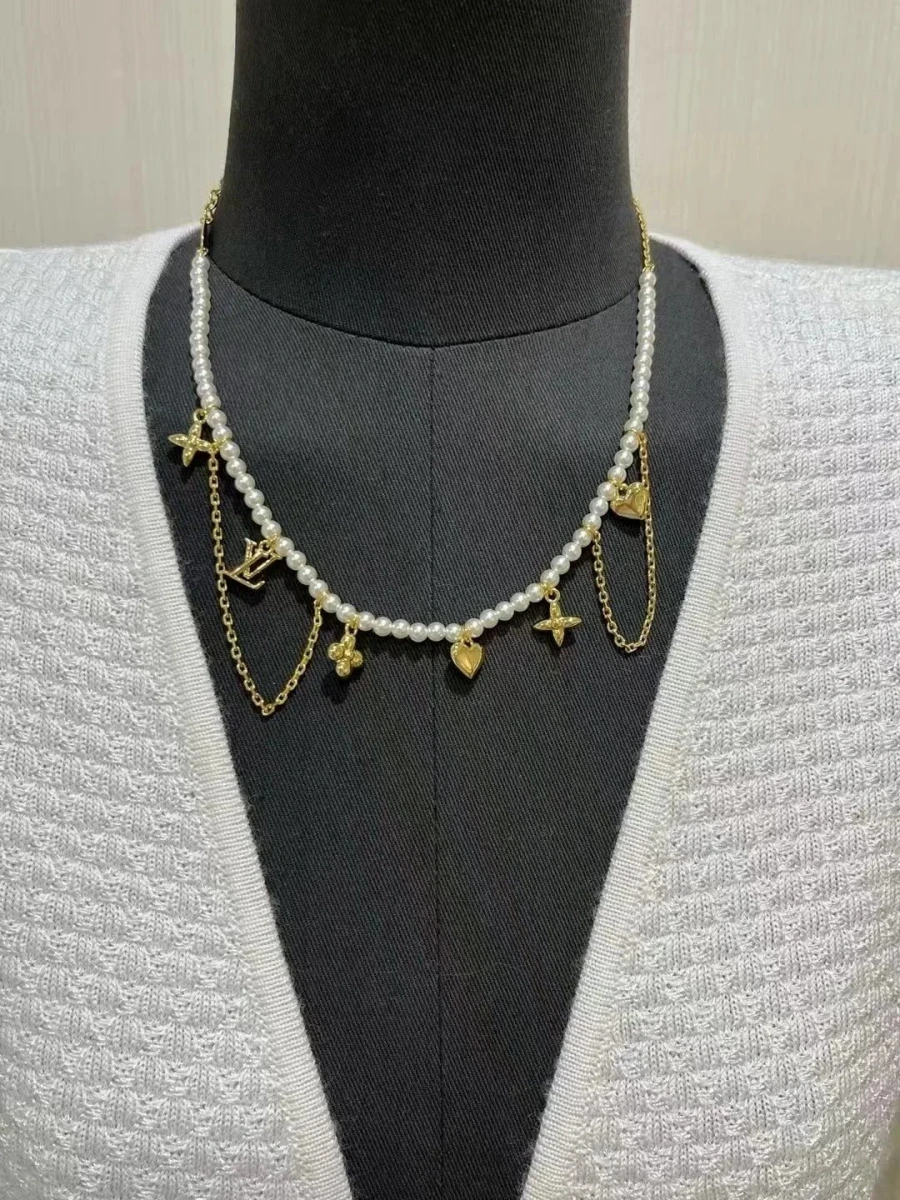 Louis Vuitton Monogram World Tour Necklace