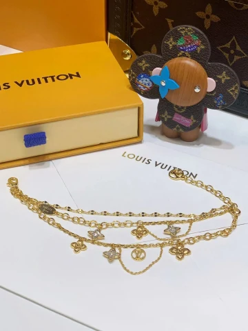 Louis Vuitton LV Monogram Flower Charm Bracelet