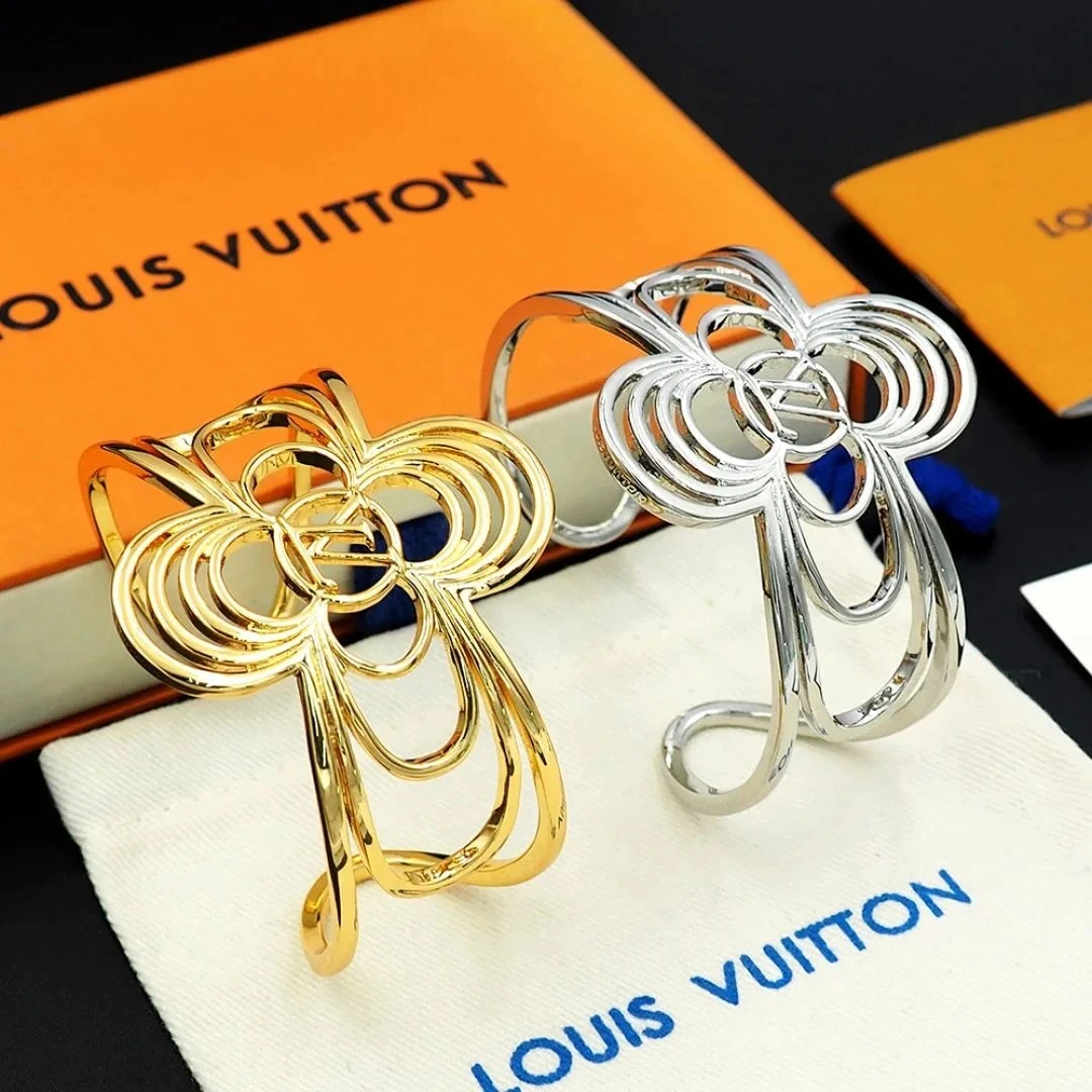 Louis Vuitton Monogram Flower Cuff Bracelet
