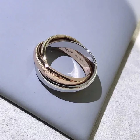 Cartier Trinity Ring - Three-Color Interlocking Bands