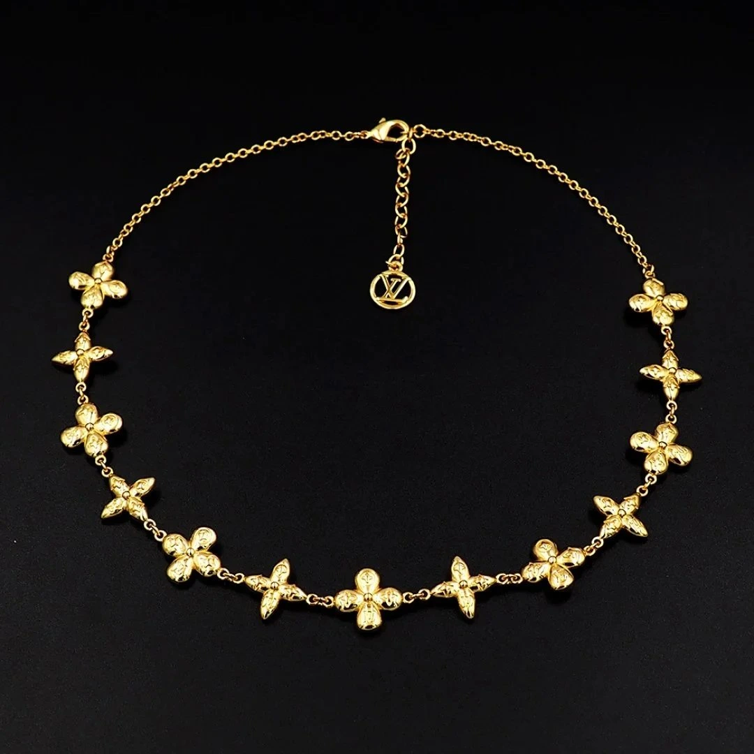 Louis Vuitton Monogram Flower Necklace