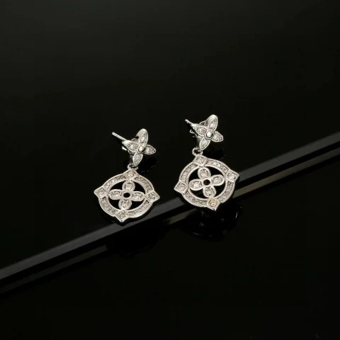 Louis Vuitton Monogram Flower Earrings