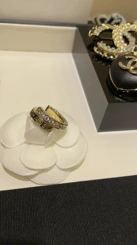 Chanel CC Logo Double Ring