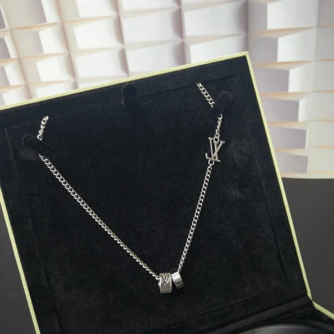 Louis Vuitton LV Circle Pendant Necklace