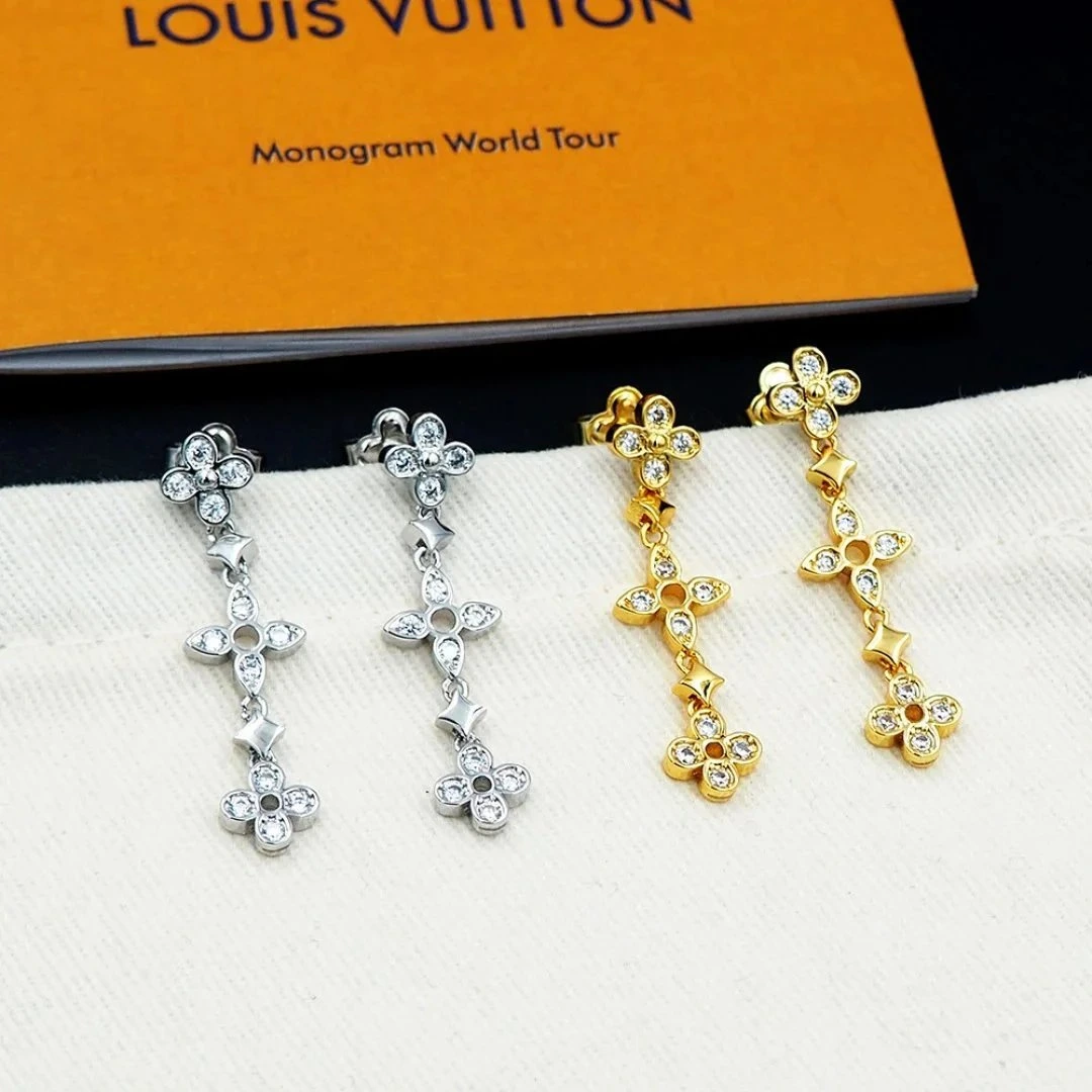 Louis Vuitton Monogram Flower Earrings