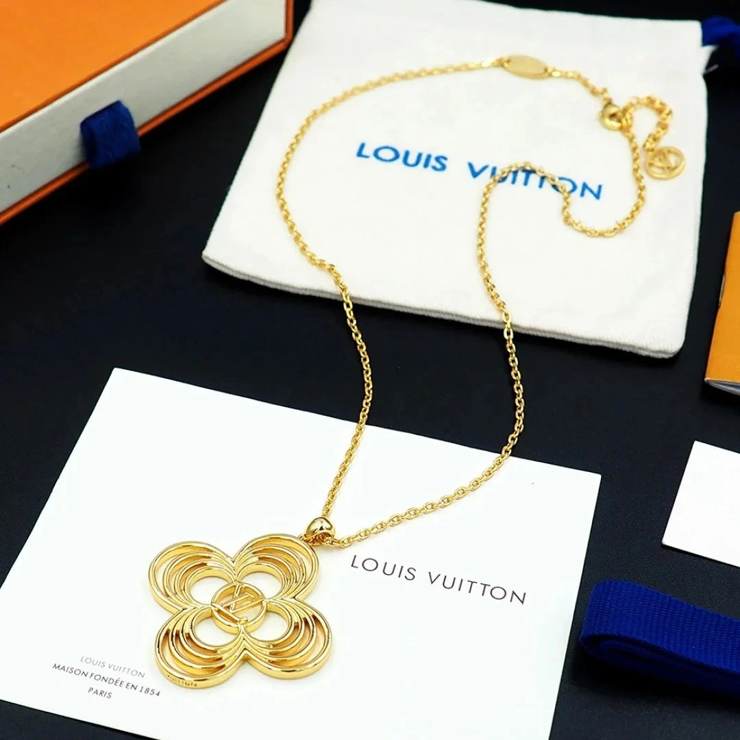 Louis Vuitton Monogram Flower Necklace