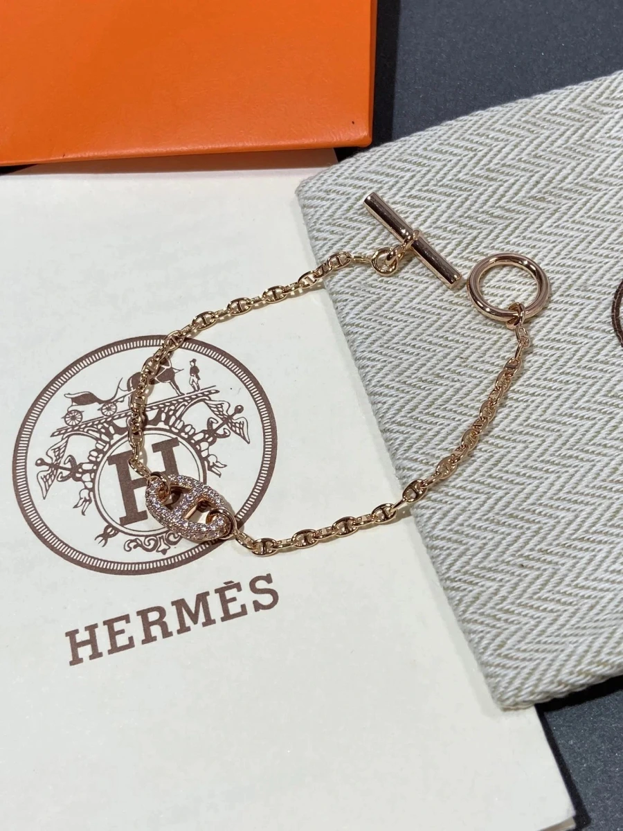 Hermes Chaine d'Ancre Bracelet
