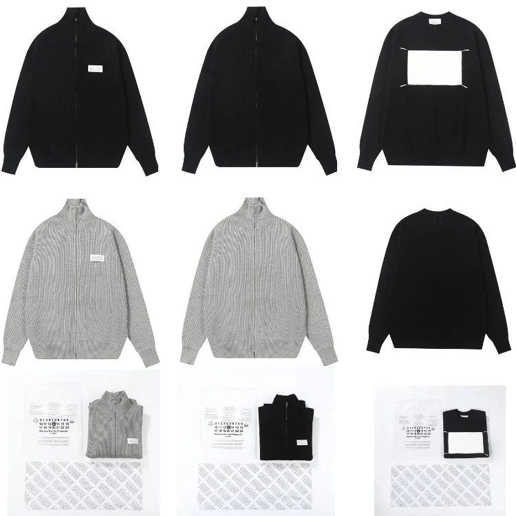 Maison Margiela Tabi Knitwear Zip-Up Knit Jacket