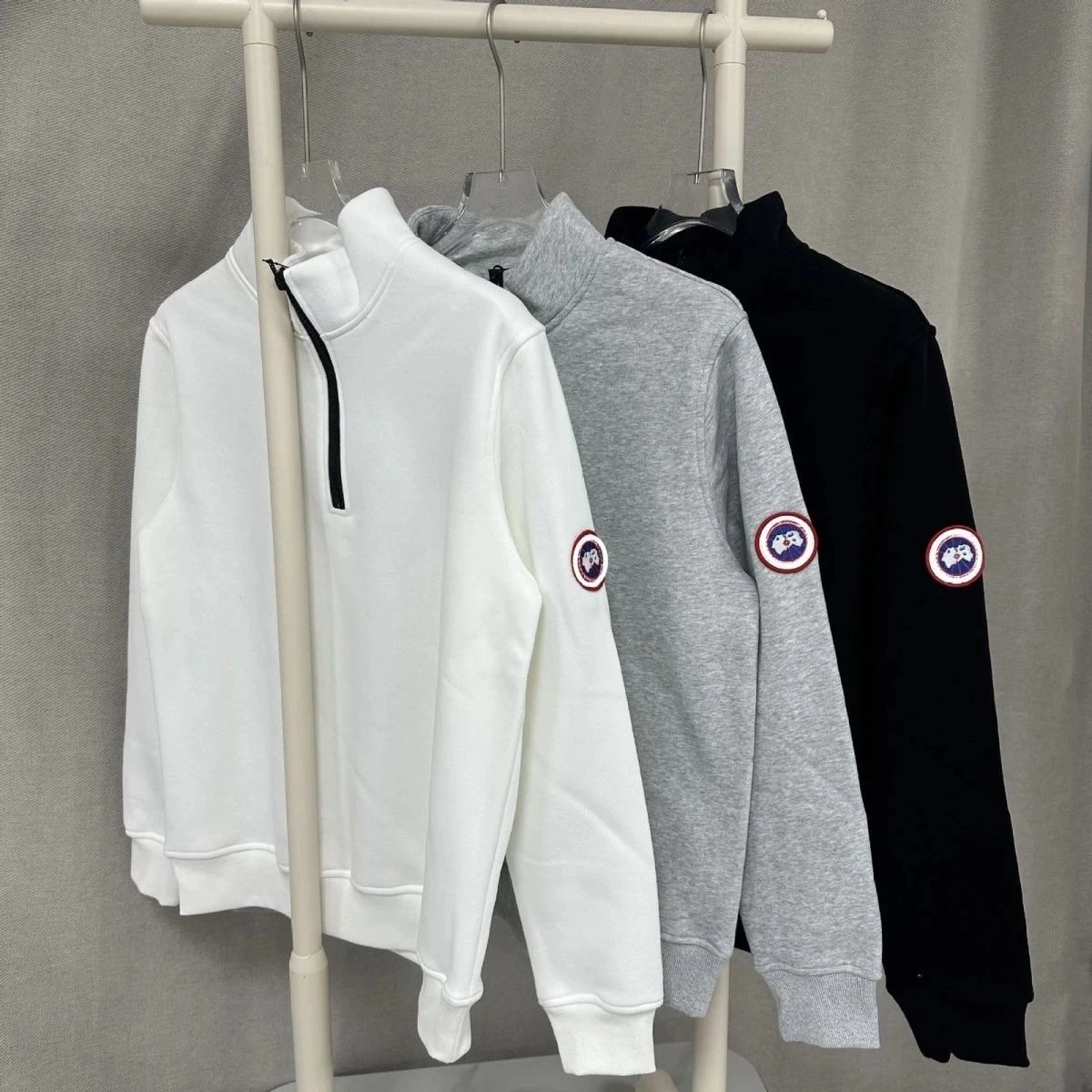Half-Zip Pullover Sweatshirt