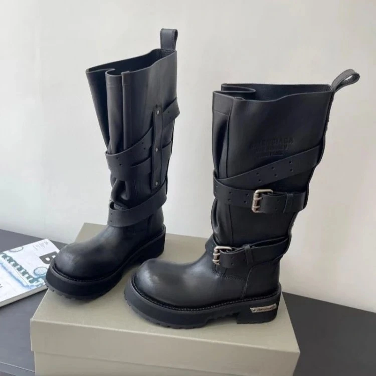 Balenciaga Moto Motorcycle Boots
