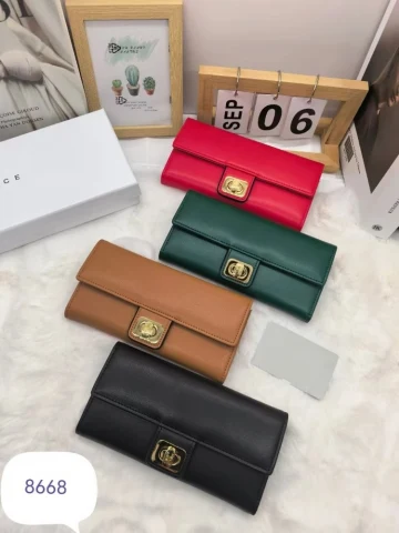 Celine Triomphe Wallet Long Wallet
