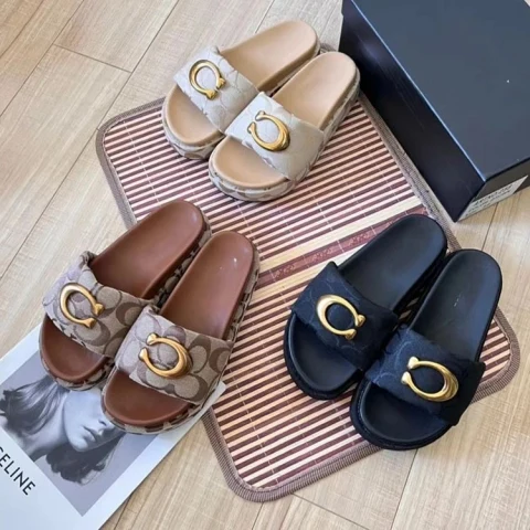Coach Tabby Slide Sandals