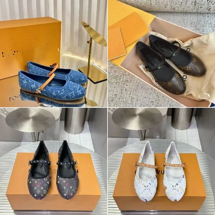 Louis Vuitton Mary Jane Flat Shoes
