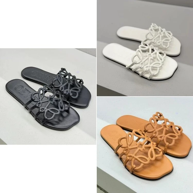 Loewe Anagram Slide Sandals