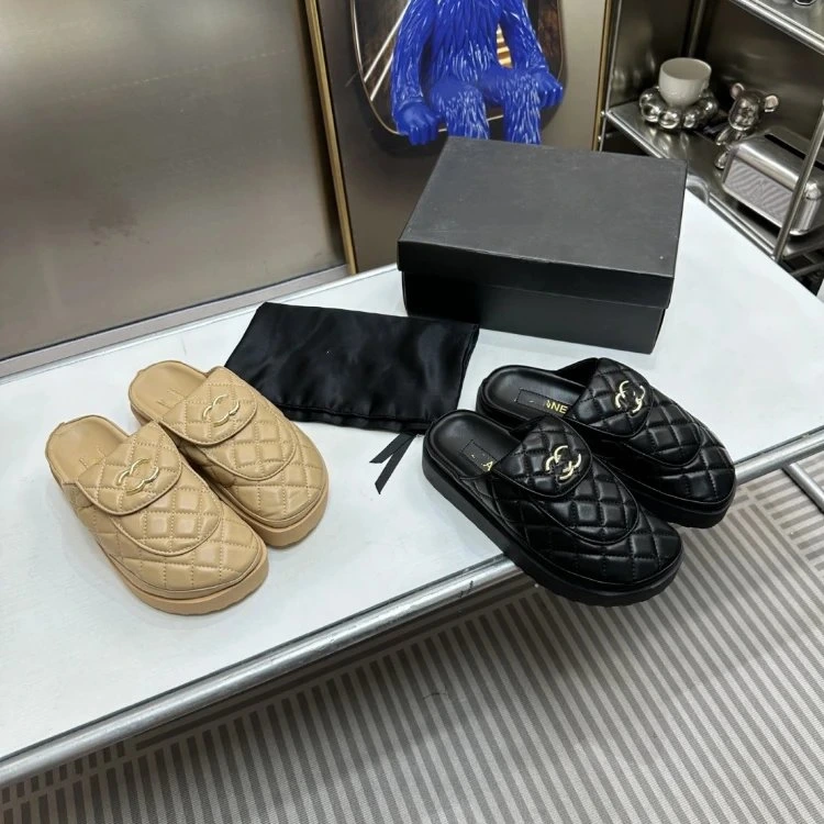 Chanel 19 Mule Slide Sandals