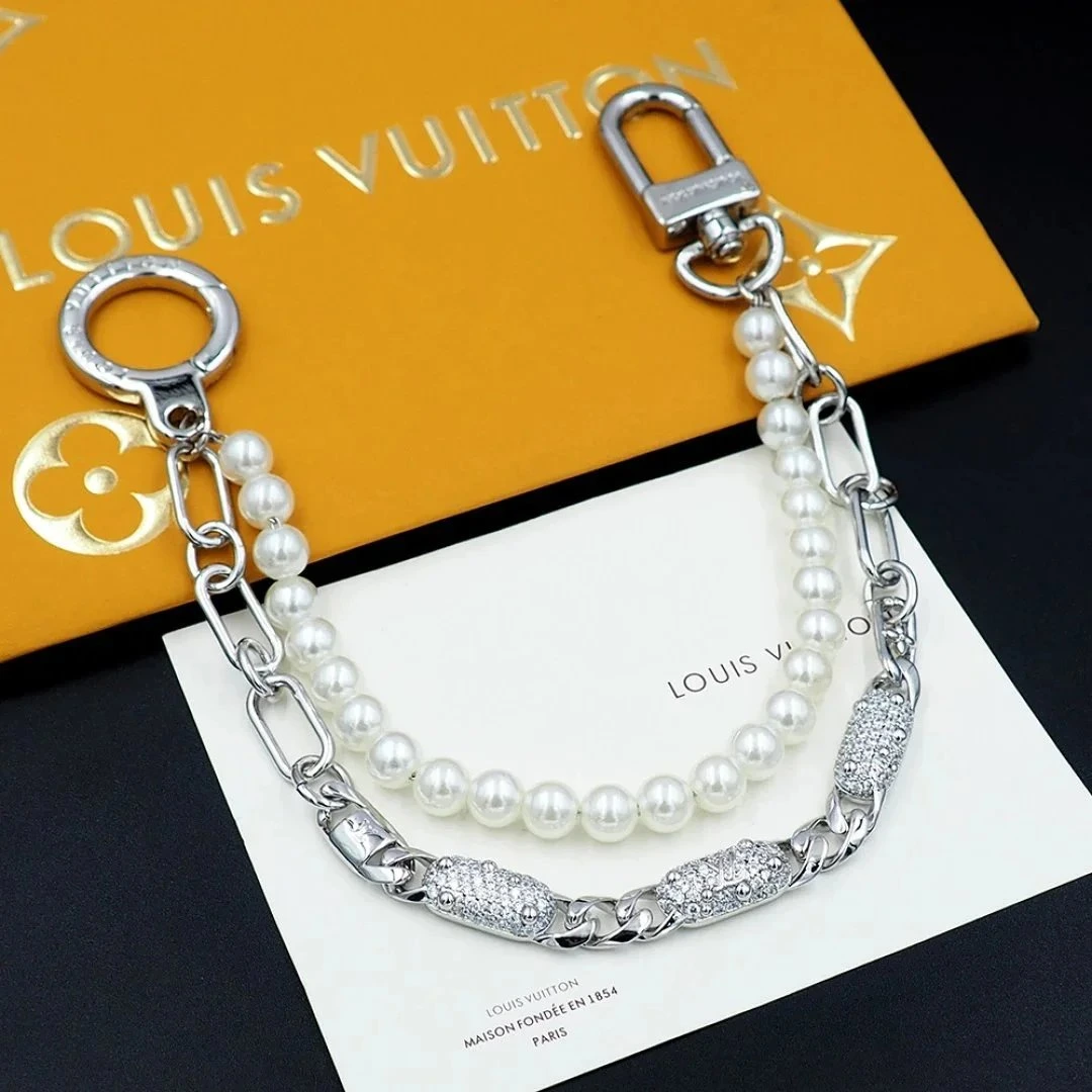 Louis Vuitton Monogram World Tour Chain Strap Accessory