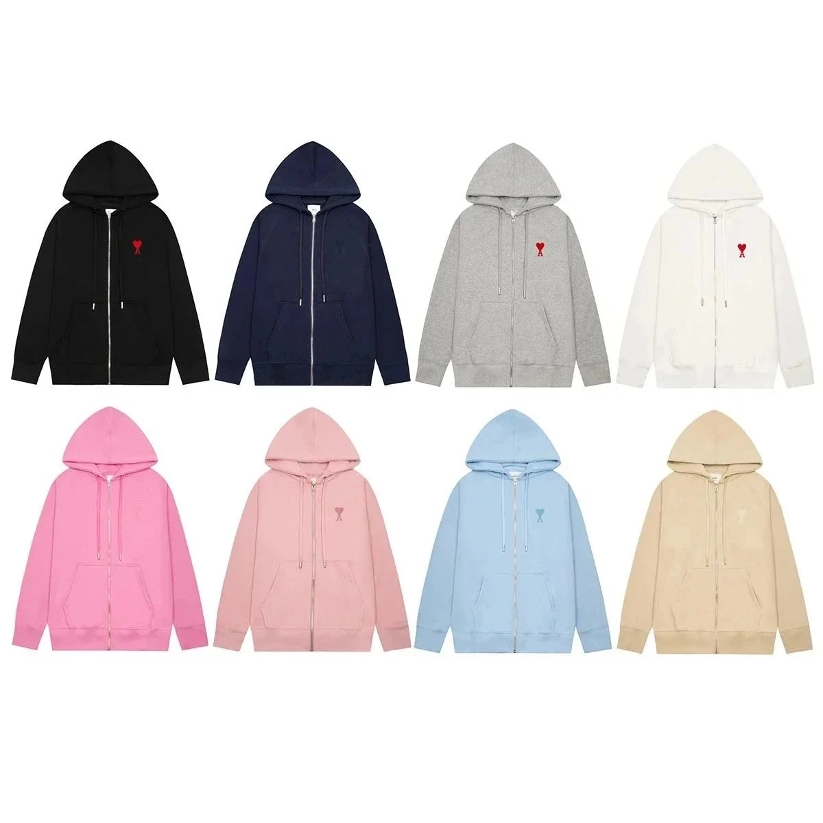 Ami Zip-Up Hoodie