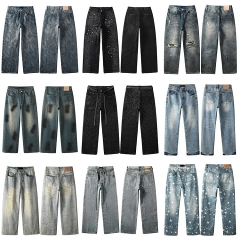 Purple Brand Wide-Leg Jeans