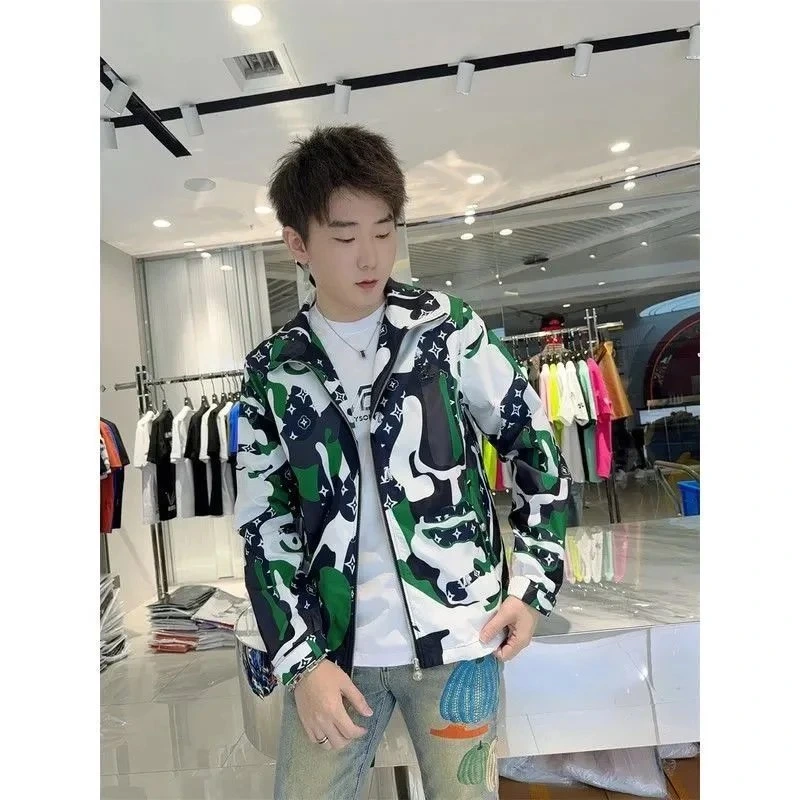 Louis Vuitton Monogramouflage Hooded Zip-Up Jacket