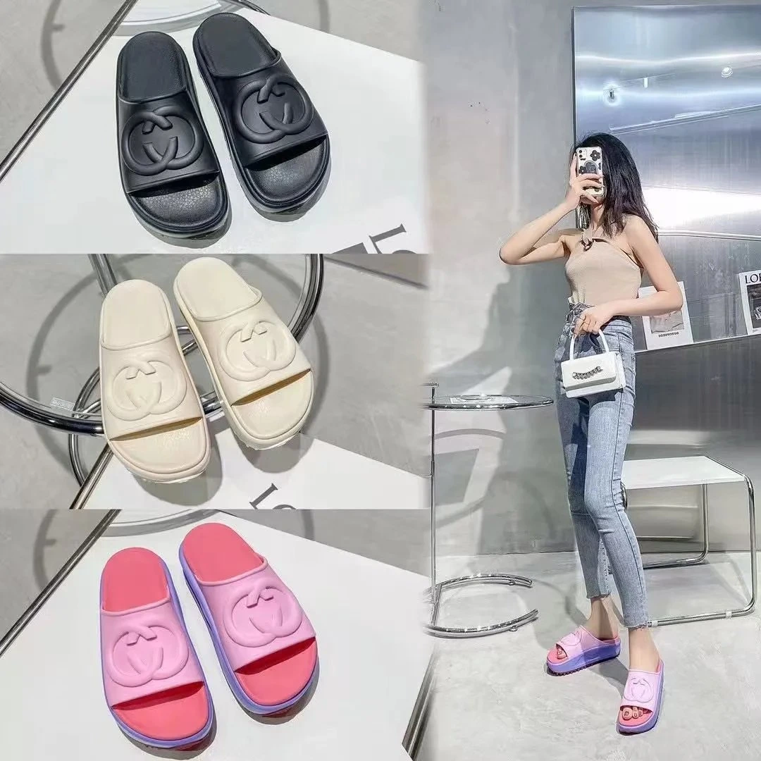 Gucci GG Marmont Slide Sandals