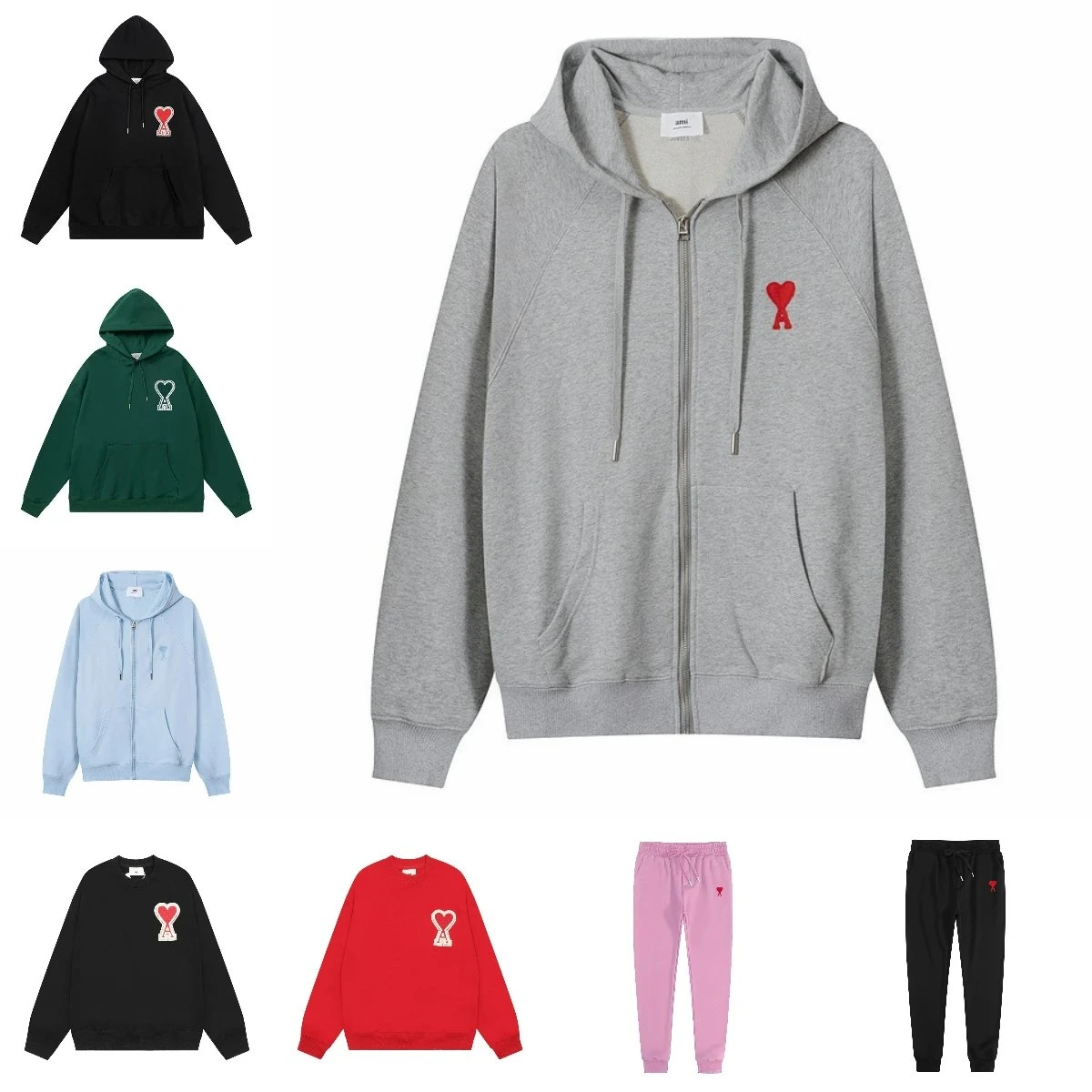 Ami Zip-Up Hoodie