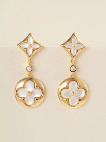 Louis Vuitton Flower Earrings