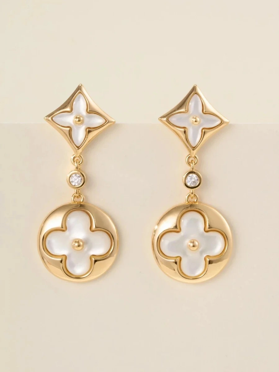 Louis Vuitton Flower Earrings