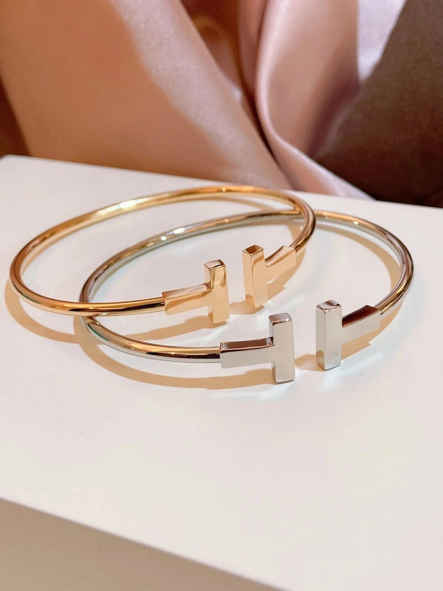 Tiffany & Co. Tiffany T Open Bangle Bracelet