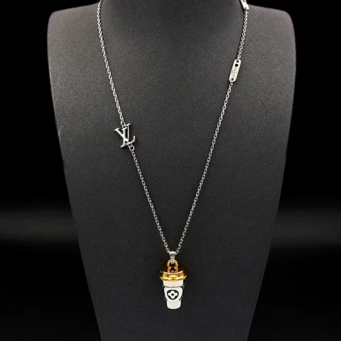 Louis Vuitton Monogram World Tour Necklace