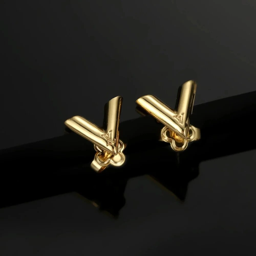 Louis Vuitton LV Initials Stud Earrings