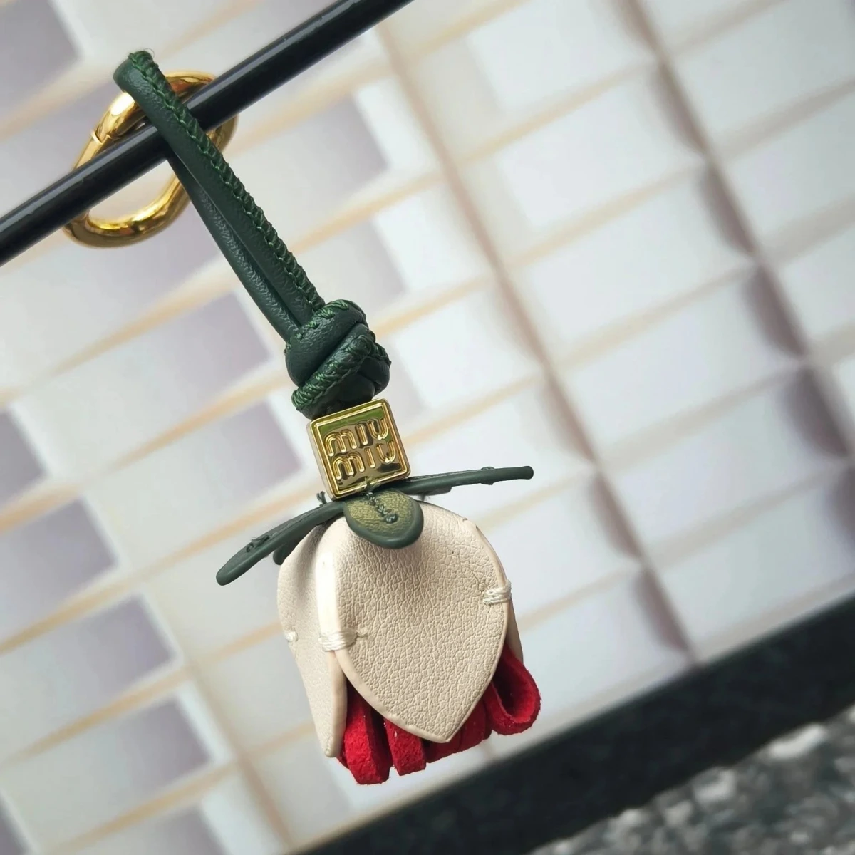 Miu Miu Flower Charm Bag Charm