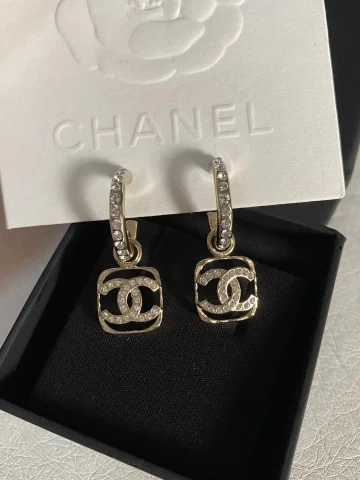 Chanel Hoop Earrings